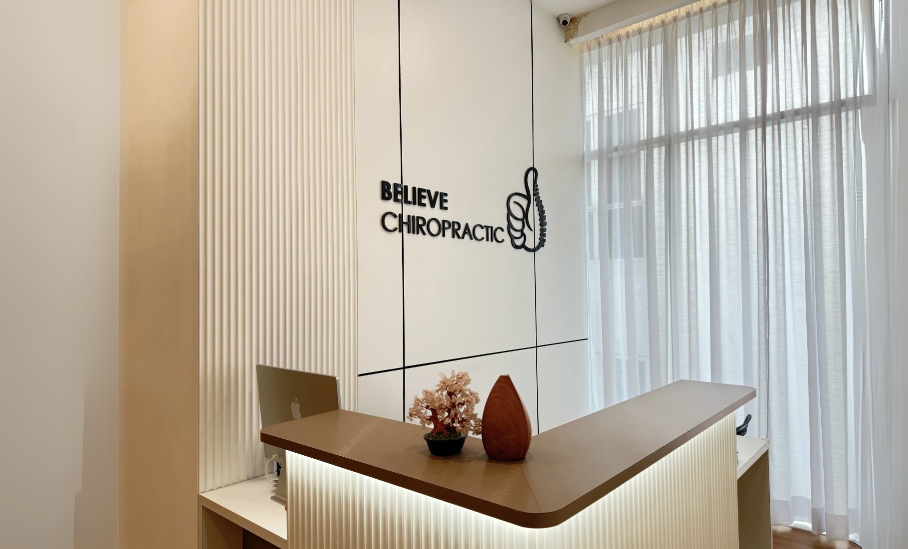 Believe Chiropractic reception area